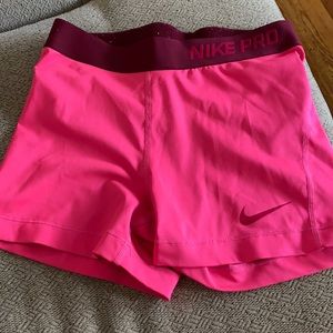 Pink spandex